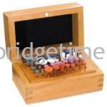 Abrasive Polishing Points in a Wooden Box (36)