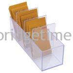 Acrylic 4 Compartment Job Envelope Holder
