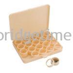 Box Plastic with Round Plastic Tins