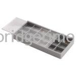 Box Plastic with 18 Compartments  and Transparent Top