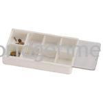 Box Plastic with 8 Compartments for Stones