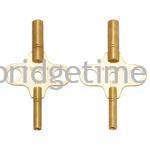 Brass Keys Double Ended