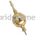 Brass Spire Finial Polished