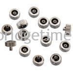 Buttons Crowns Waterproof - Chrome/Yellow (26/90)