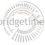 Circular Battery Selector Chart