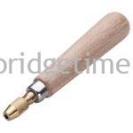 Collet Type Needle File Handle with Smooth Wooden Handle