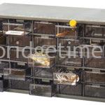 Compartment Plastic Box with 25 Transparent Drawers