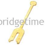 Crutch for French Clocks Brass