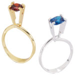 Demonstration Rings in Silver and Gold