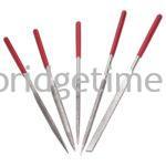 Diamond Cut File Set of 5 in Plastic Pouch