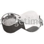 Eye Loupe with Rubber Grips in a Leather Pouch