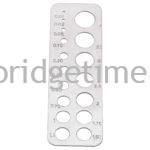 Gauge Metal for Diamonds, Pearls and Round Stones