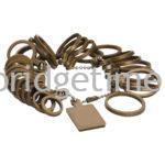 Gauge Ring Plastic with Half Numbers