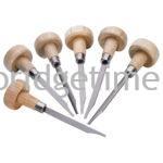 Graver Set of 6 with Wooden Handle