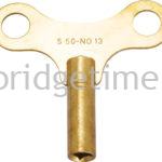 Keys for Clock: Brass / Nickelled