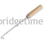 Pivot Centering Hook for Mantle and Wall Clocks with Wooden Handle