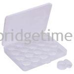Plastic Storage Box Transparent with 20 Tubs