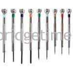 Screw Driver Set of 9 in Plastic Wallet