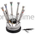 Screw Driver Set of 9 (French Type) on Revolving Stand