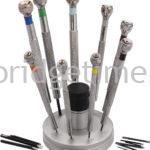 Screw Driver Set of 9 on Stand