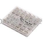 Spring Bars Half Steel in a Plastic Box