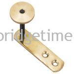 Stabilizers with Brass Body and Brass Button for Wall Clocks, Large