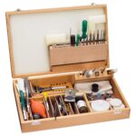 Tool Kit for Watch Maker in Wooden Box