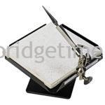 Turntable Solder Board Square with Ceramic Pad and Tweezer Attachment