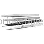 Jewellers Tweezers Set of 4 in Plastic Pouch