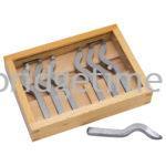 Stamps Set of 7 in Wooden Case