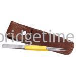 Superior Diamond Tweezer INOX Fine Point with Leather Pouch