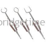 Work Holding Tweezers Set of 3 with Fibre Grips