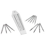 Screw Plate with 14 Taps/Dies in a Plastic Pouch